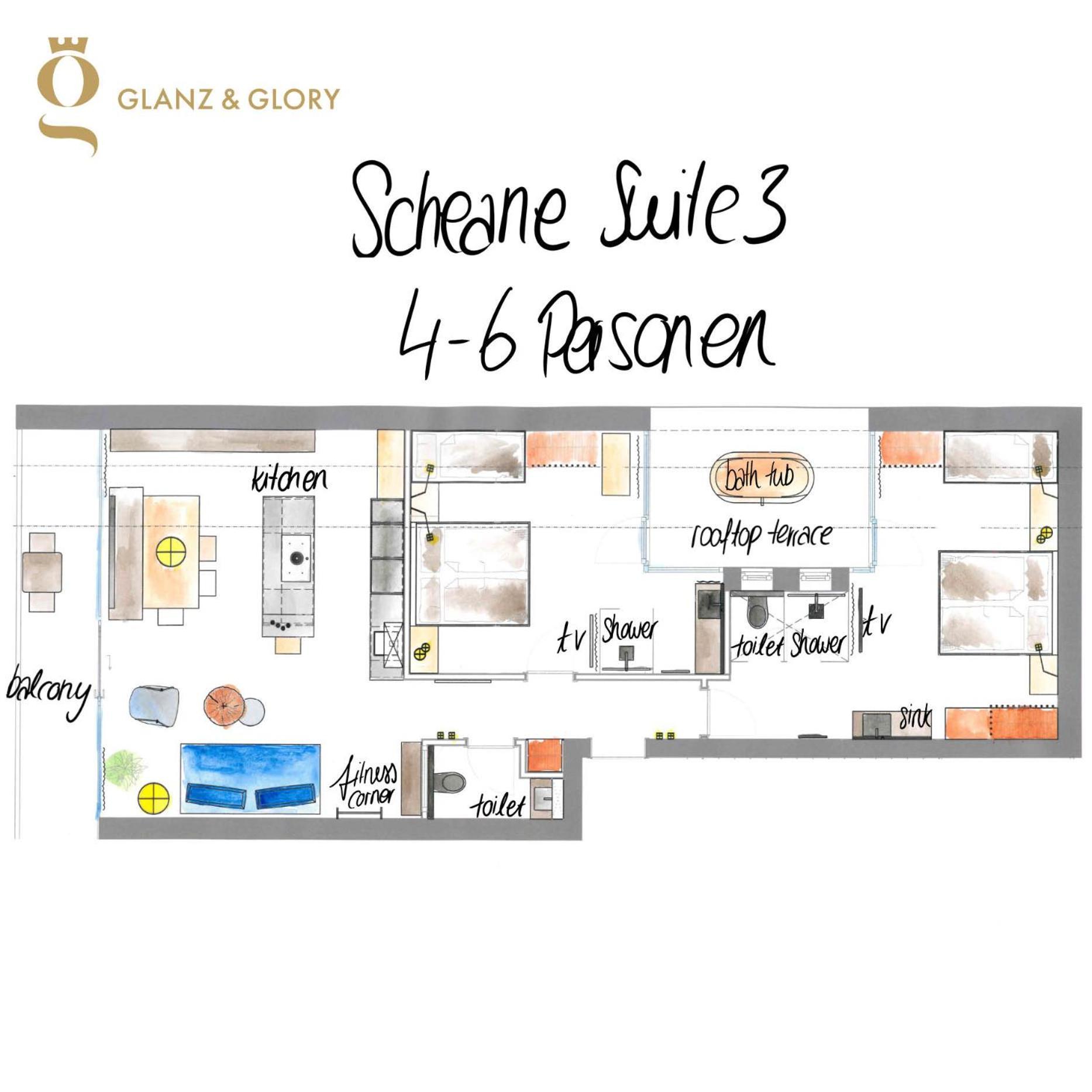 Glanz & Glory Appartements Laengenfeld Eksteriør bilde